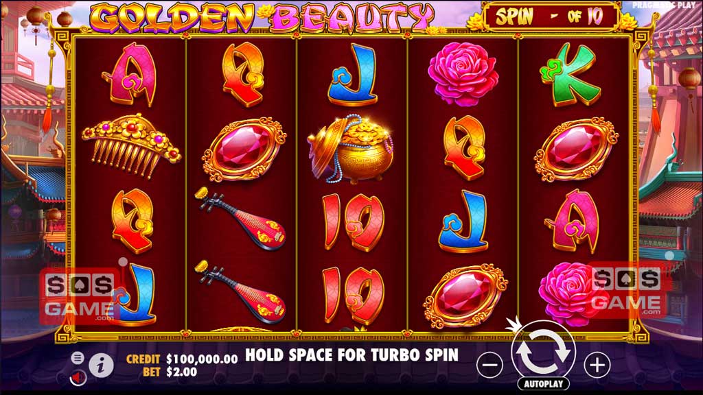 Screenshot of Golden Beauty from Pragmatic Play Golden Beauty