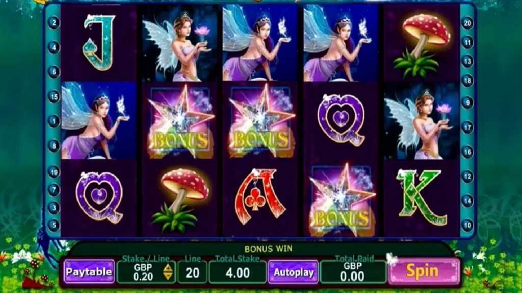 Screenshot of Lucky Fairy from Microgaming