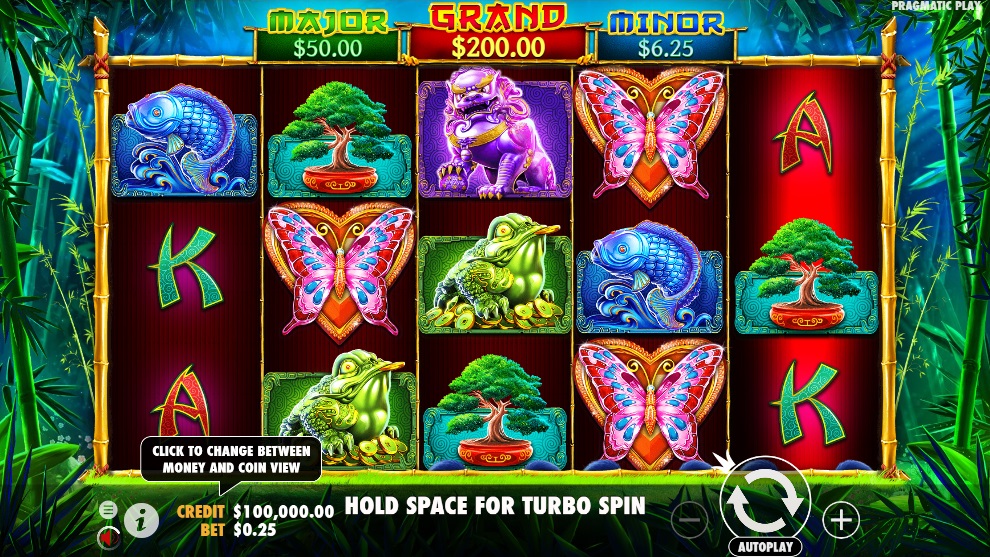 Screenshot of Panda’s Fortune slot from Pragmatic Play